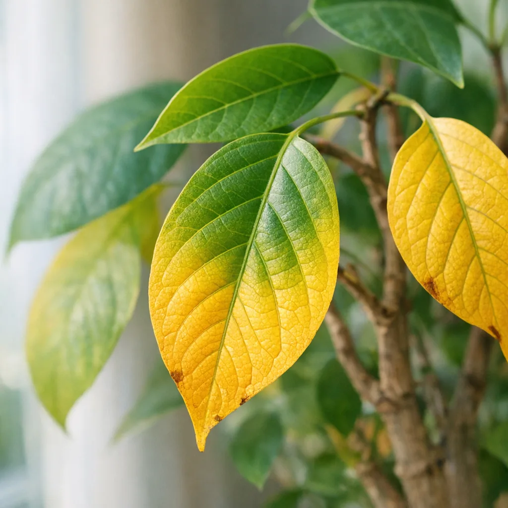 Feuilles jaunes : causes et solutions