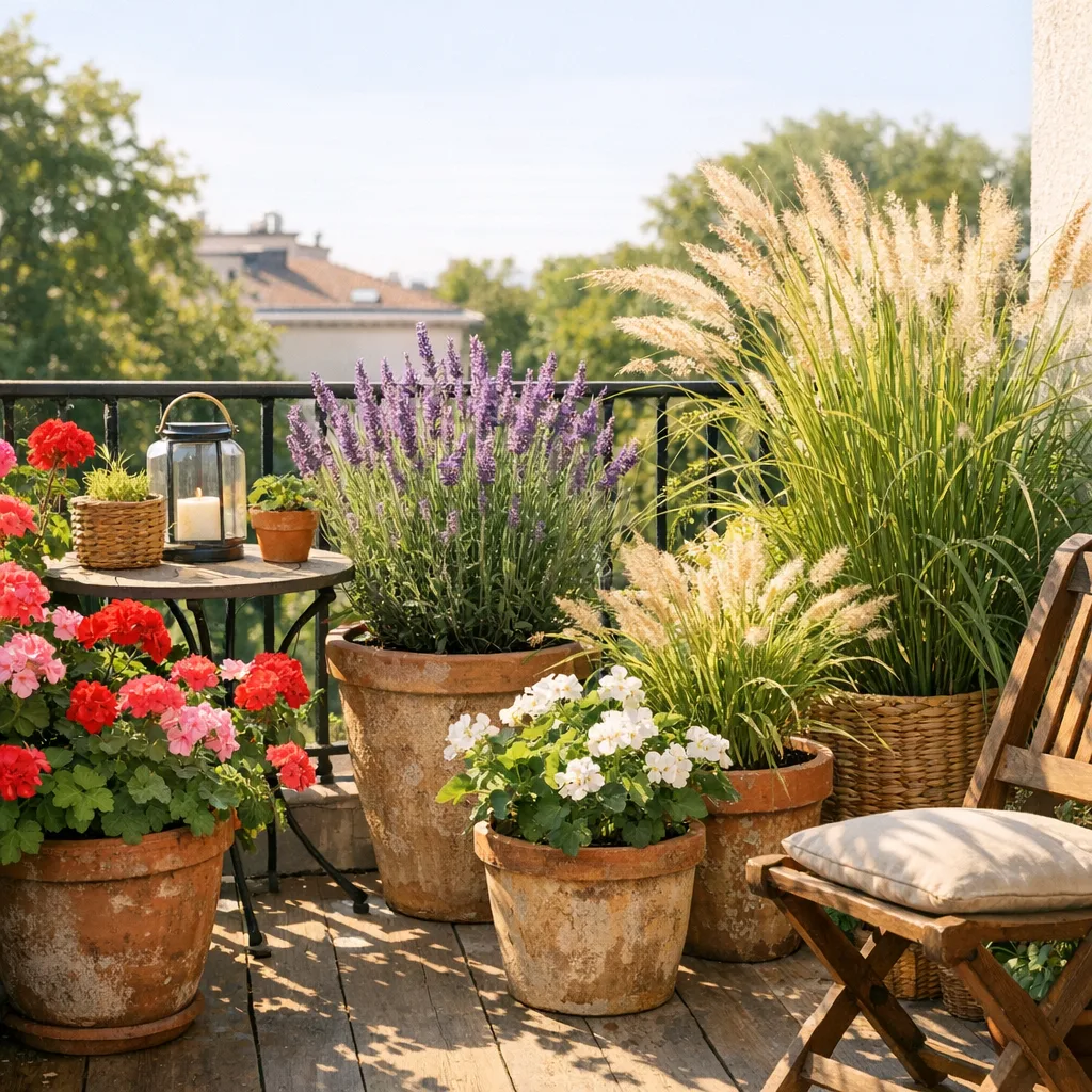 Plantes pour balcon ensoleillé