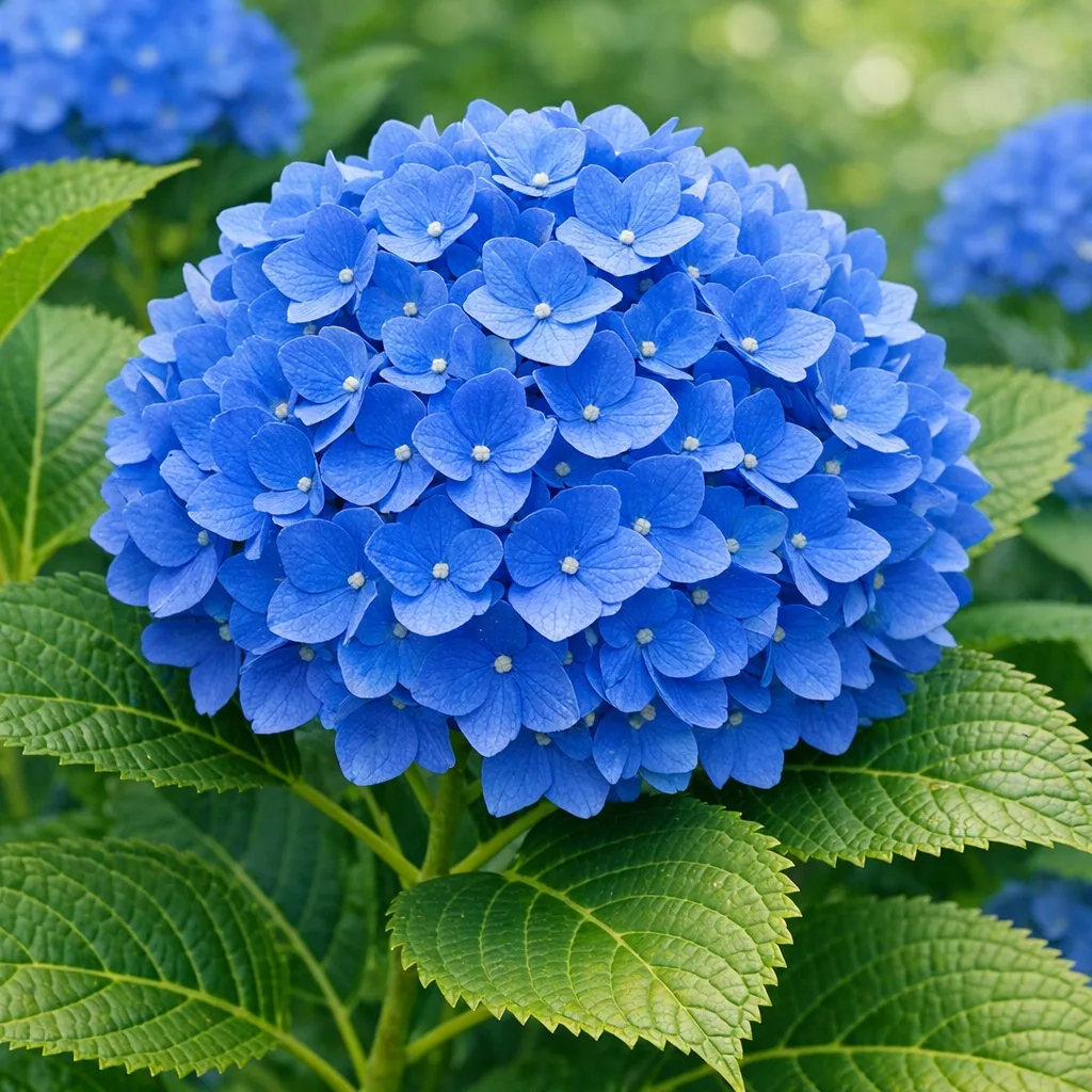 Hortensia à grandes feuilles